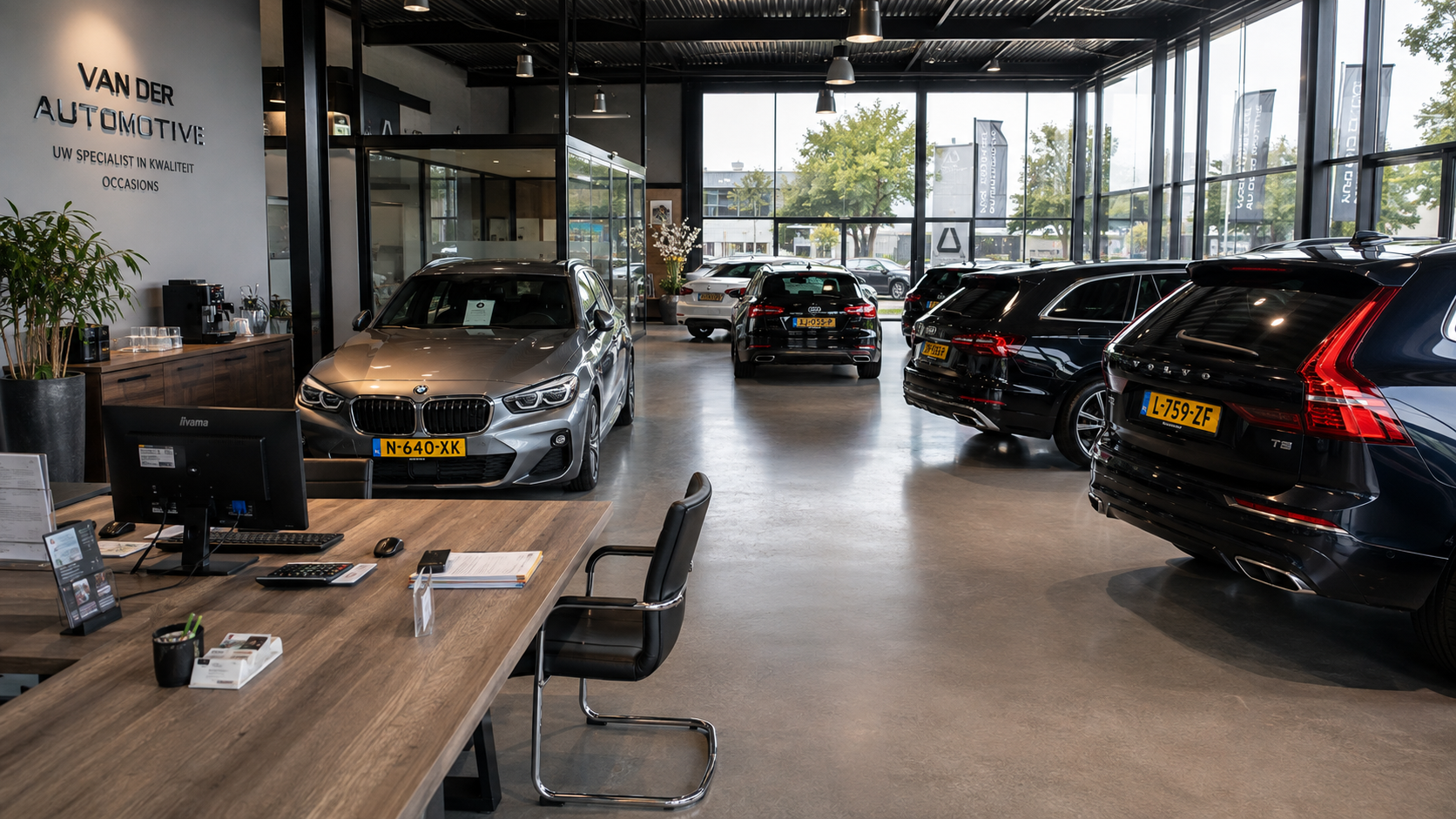 Autobedrijf showroom