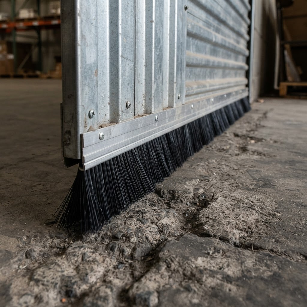 Brush door seals are a great way to save money and keep pests out!