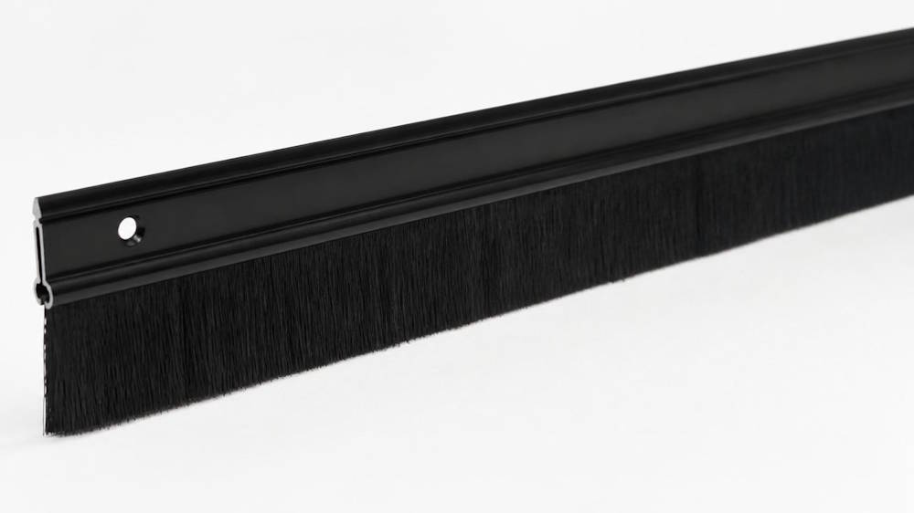 Professional door sweep with brush weatherstripping