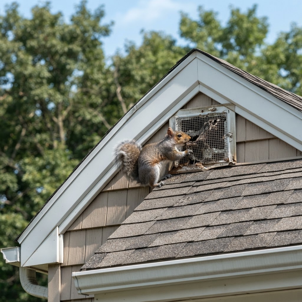 The Bug Man offers professional wildlife relocation services for your unwanted attic guests!