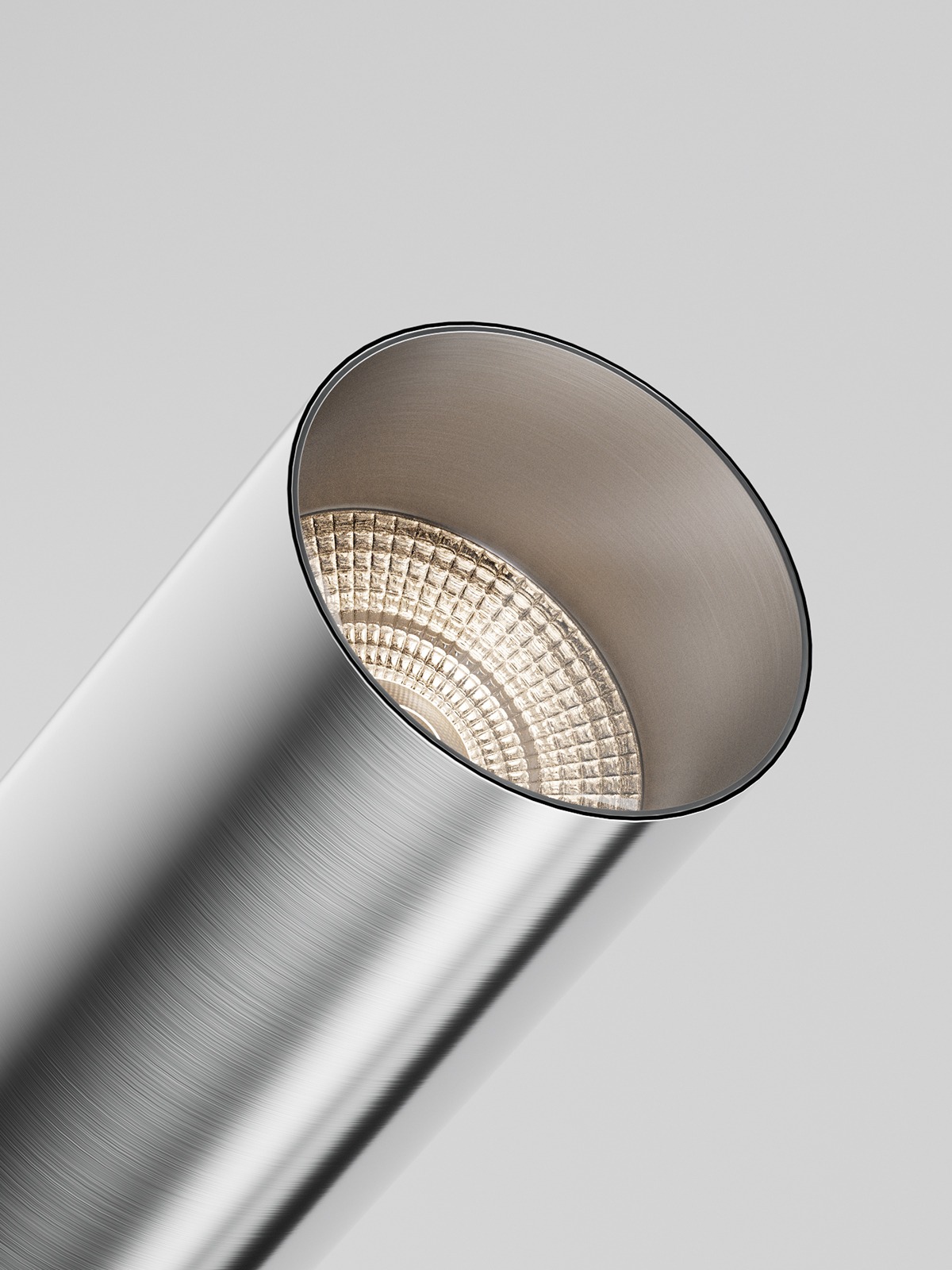Brushed Spotlight — Faceted Reflector