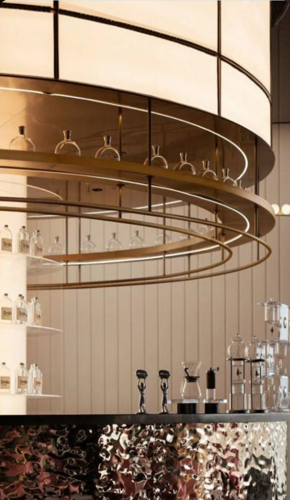 Brass Ring-Shelf Bar
