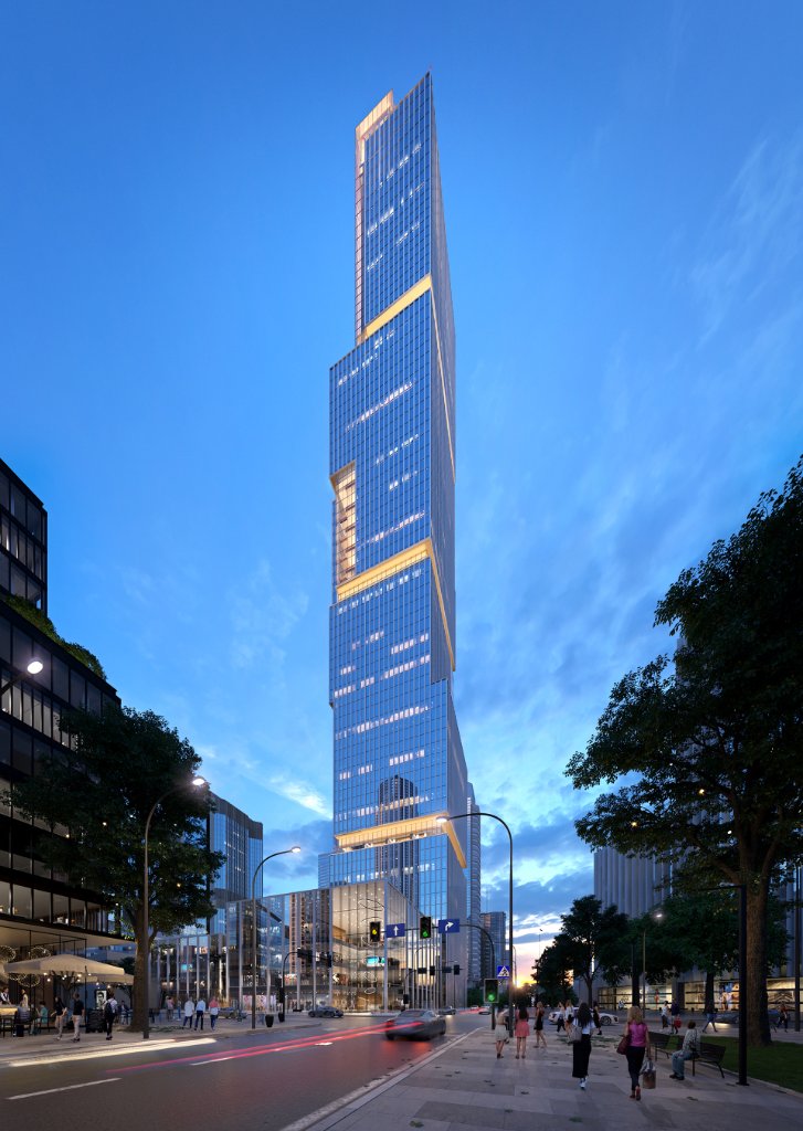 Segmented Tower — Street Level