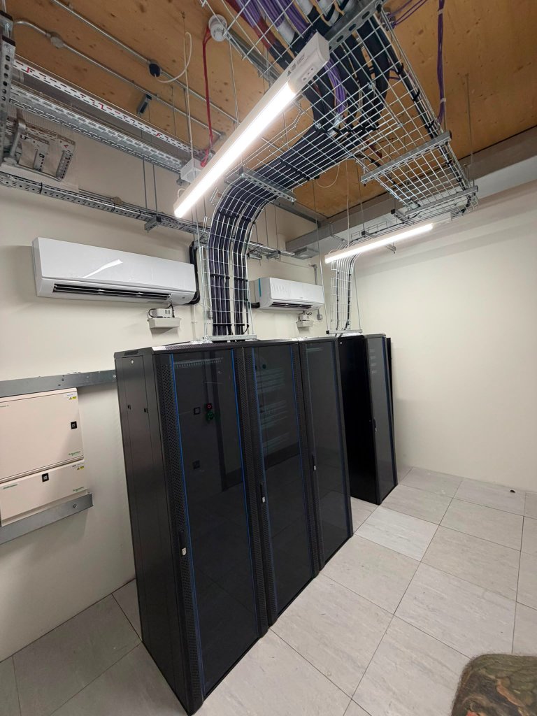 IDF room — rack infrastructure overview