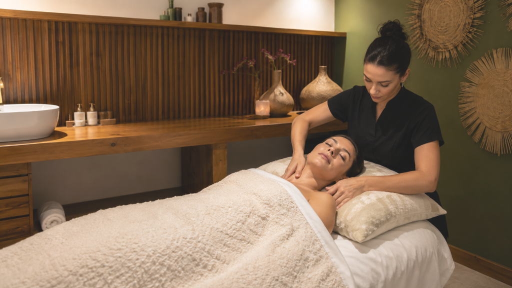 Spa treatment at The Vault Spa