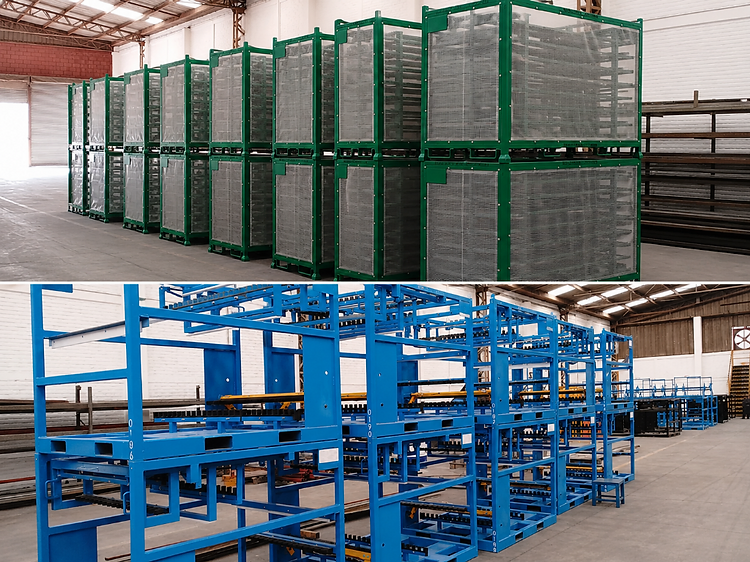 Racks — soluciones de empaque industrial MELA Aguascalientes