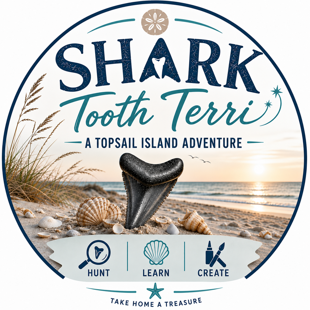 Shark Tooth Terri — A Topsail Island Adventure