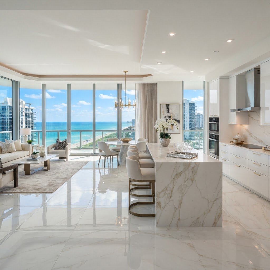 Marble Polishing Near Me in Aria Reserve, Sunny Isles Beach | Best Marble & Granite Polishing