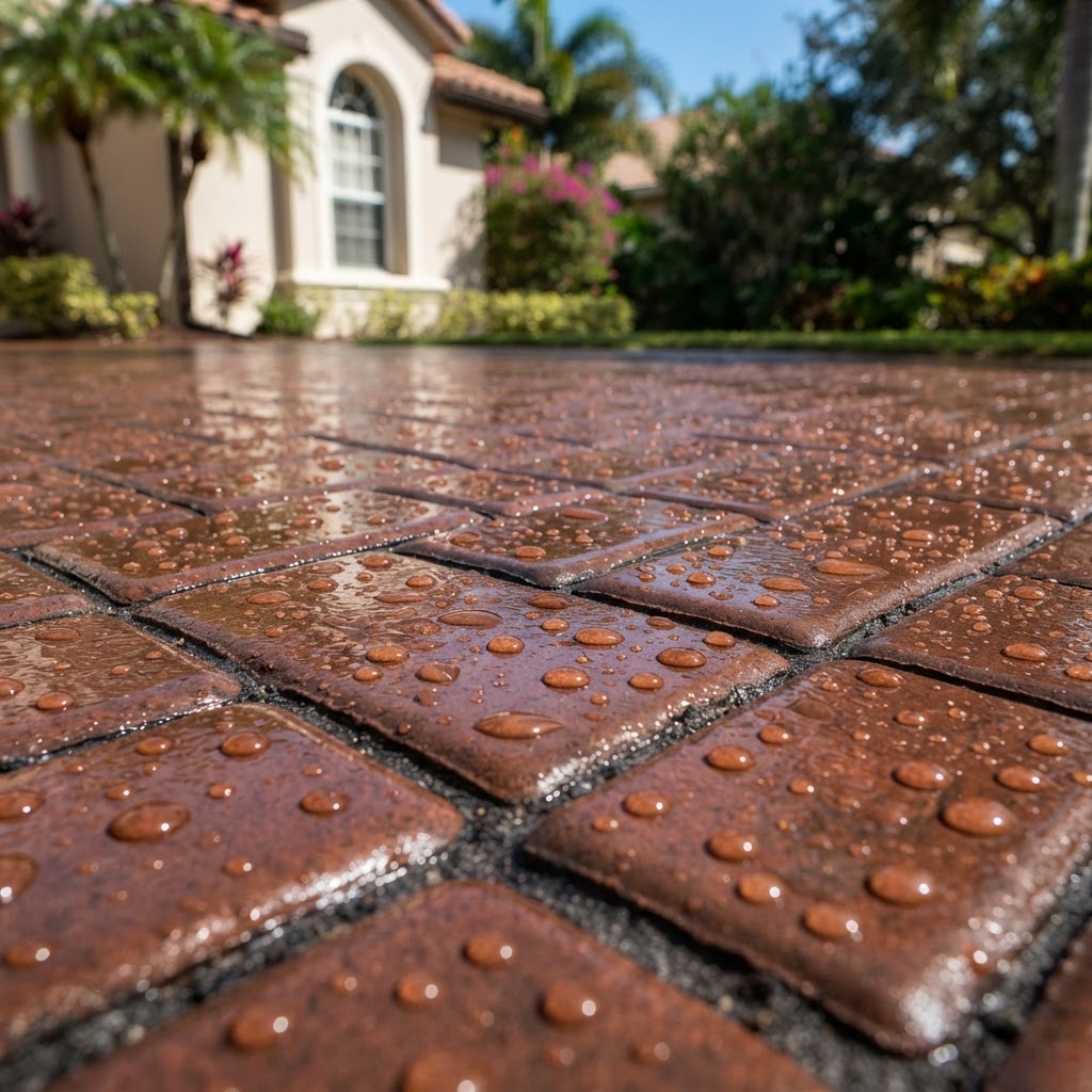 Paver Cleaning & Sealing