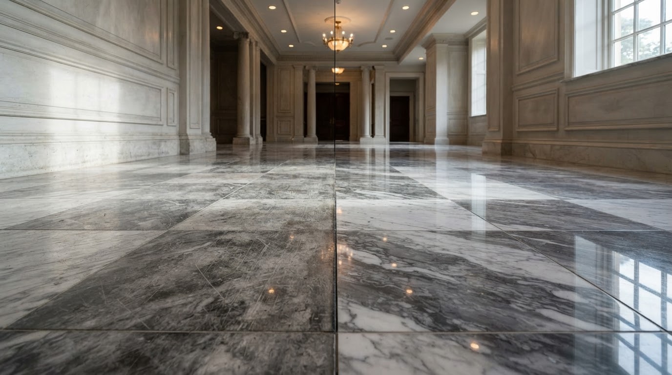 Marble polishing result 2