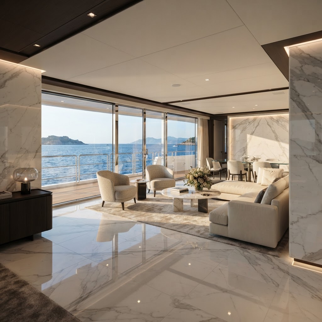 Yacht Marble Polishing & Marine Stone Care