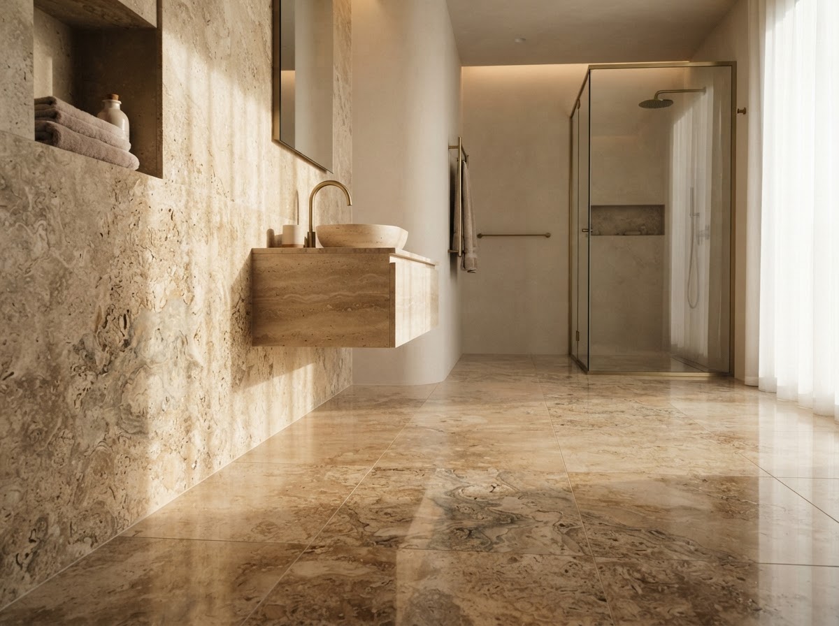 Travertine Polishing & Repair