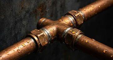 Plumbing website concept mockup