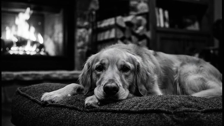A dog living and training daily in the trainer's home during the Stay & Train immersive program
