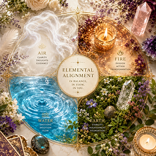 Your elemental alignment — Air, Fire, Water, Earth
