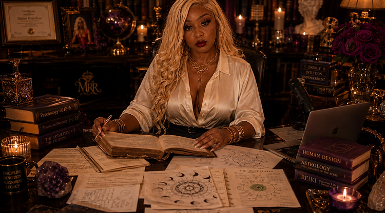 Madam Rose in her study