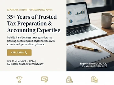 Satya Tax & Financial Reporting Inc. — Website + Tax FAQs + AI Assistant (HOMi) + Contact