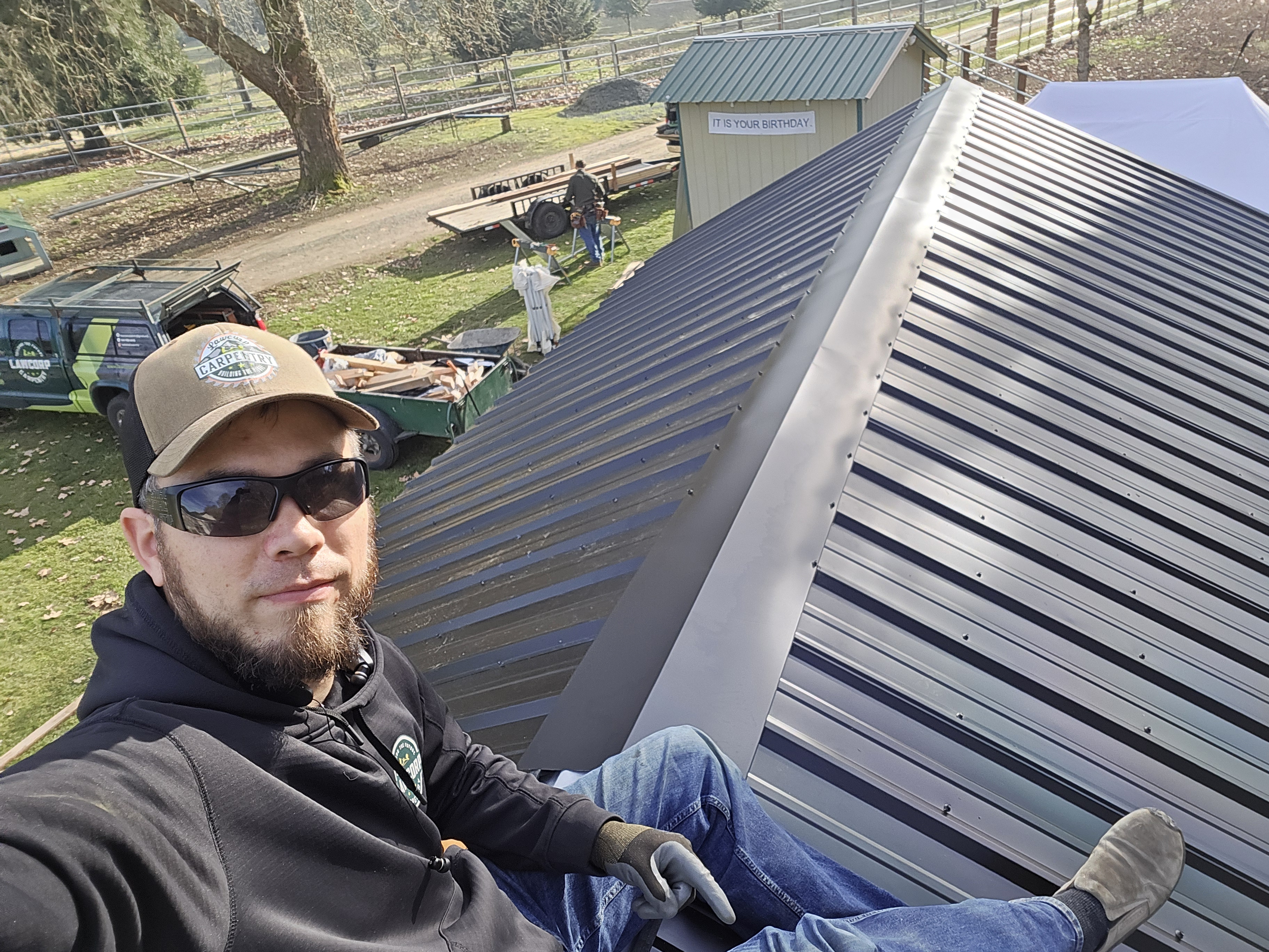 Custom Cedar Gazebo with Standing-Seam Metal Roof 6