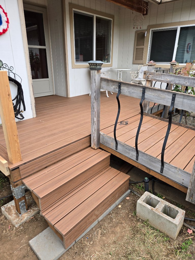 Trex Tiki Torch Veteran's Wheelchair Ramp 3