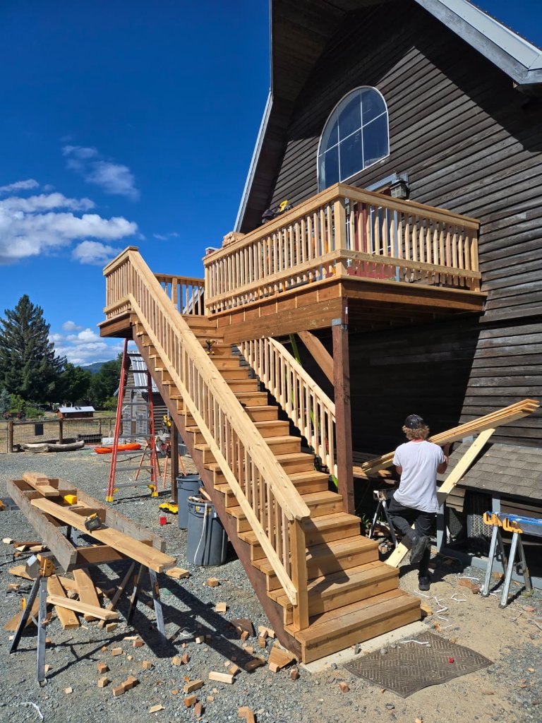 Cedar Barn Deck