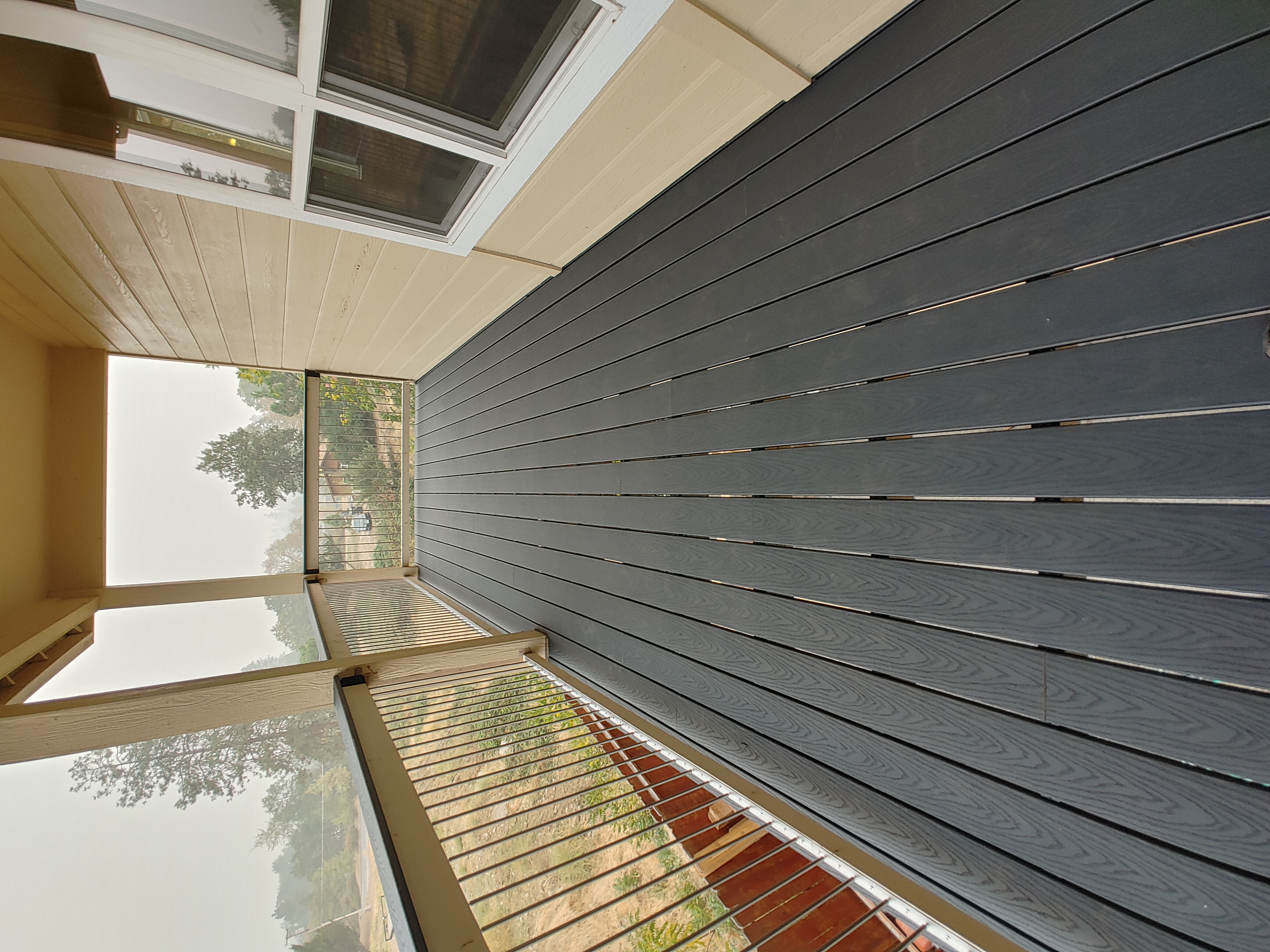 2nd-Story Covered Deck with Trex
