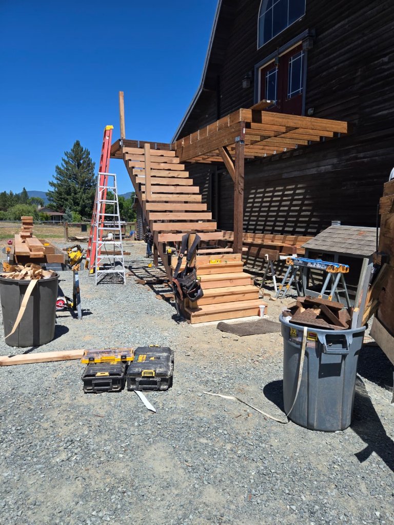 Cedar Barn Deck 3