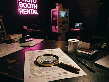 El Mito de las "Impresiones Ilimitadas": Cómo Leer las Letras Chiquitas en tu Contrato de Photobooth