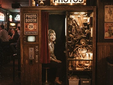 La Magia Analógica: ¿Cómo Funcionaban las Cabinas Fotográficas (Photobooths) Antiguas?
