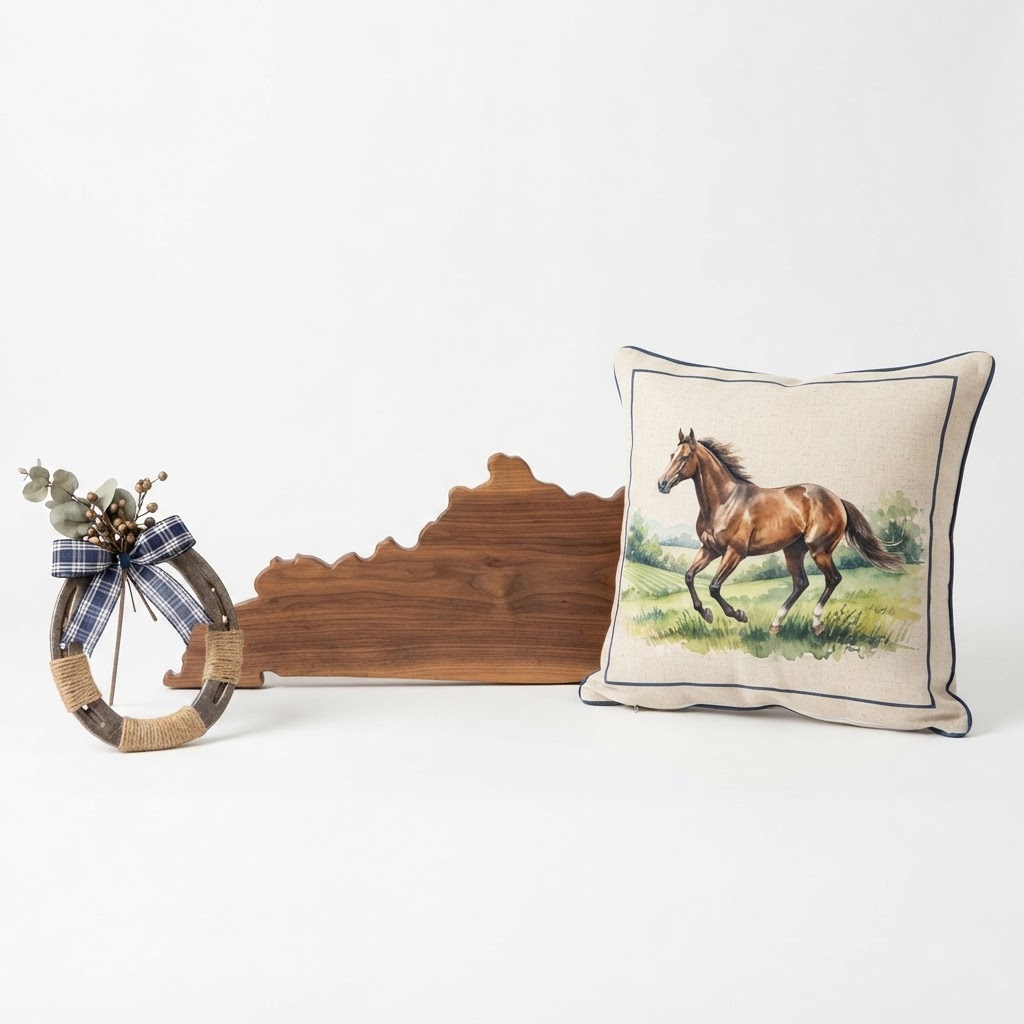 Kentucky State Shaped Cutting Board