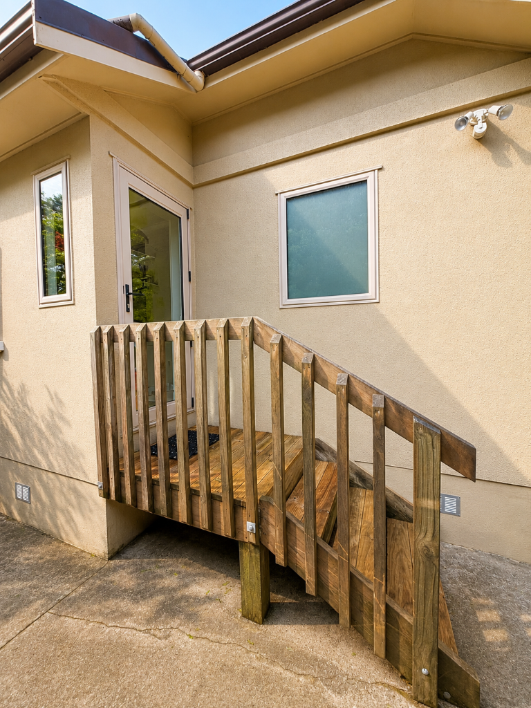 Exterior — Side Stairs