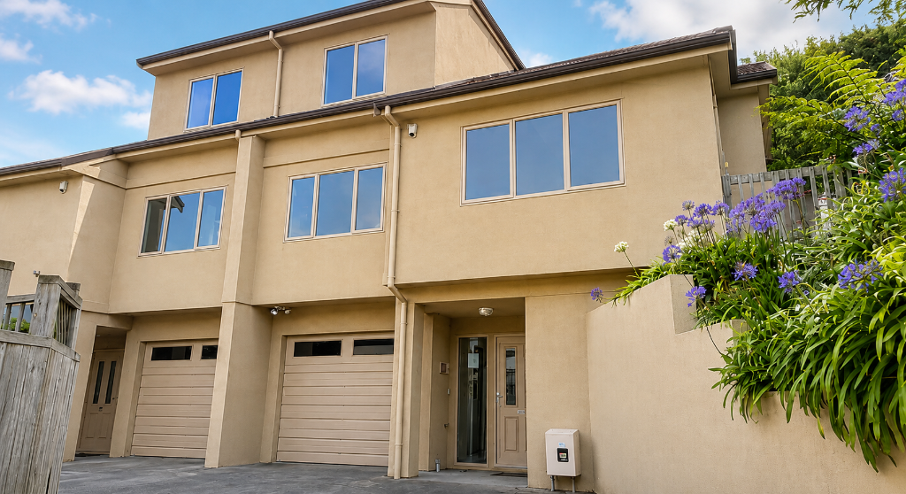 Modern townhouse entrance with porch at 15 Sirsi Terrace, Broadmeadows