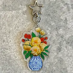 Keychain - Dim Sum Flower