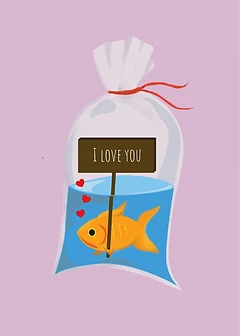 Valentine Goldfish