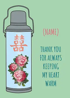 Vaccum Flask  - Green (keeping me warm)