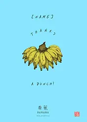 Editable greeting card by Food For The Soul featuring a drawing of kaffir limes and the pun Hope you have a sub-lime birthday.