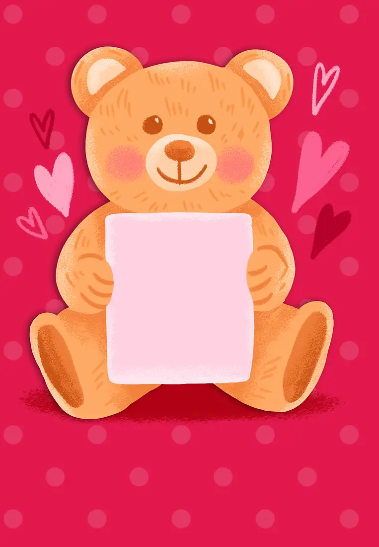 Teddy Polaroid