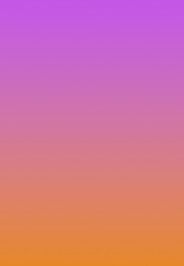 Personalised Message - Purple & Orange Gradient