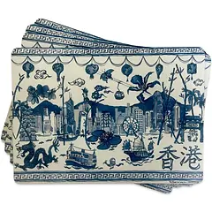 4 Piece Coaster Set - Hong Kong Homage