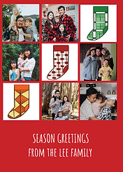 Xmas Stockings HK Flooring Patterns - Personalised