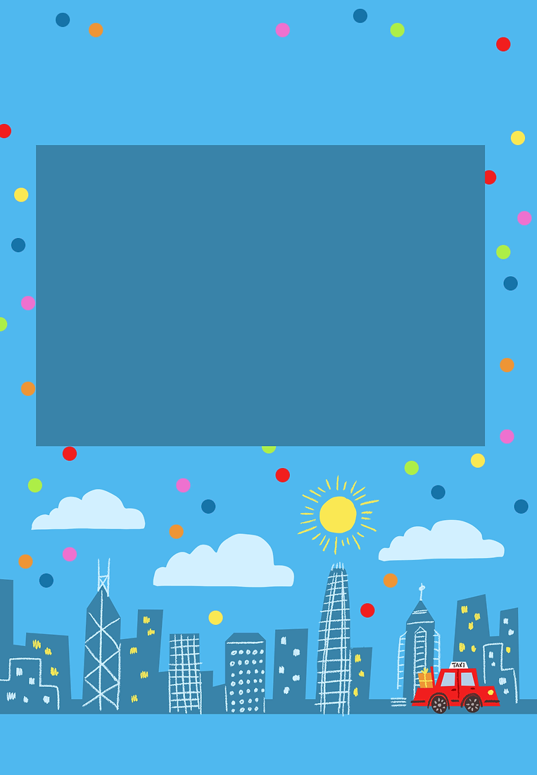 Hong Kong Blue Skyline Birthday