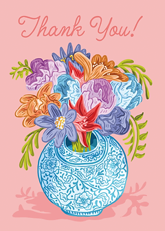 Thank You - Flower Vase