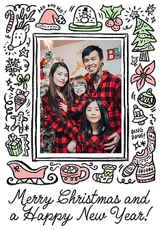 Merry Christmas & Happy New Year! - Customisable