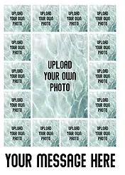 Customisable Photo Upload Card - 15 photos