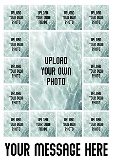 Customisable Photo Upload Card - 15 photos