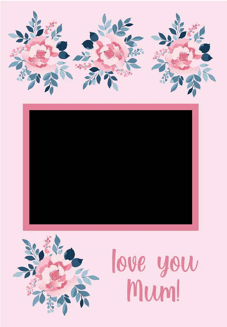 Watercolour Floral Mother's Day Photo