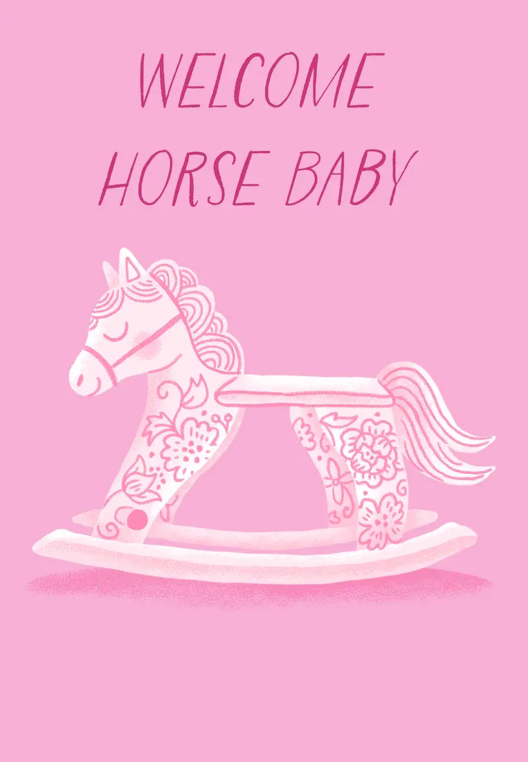 Horse Baby - Pink
