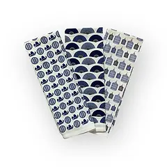 3pc Tea Towel Gift Set - HK Blues