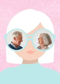 Sunglasses Series - White Hair Girl