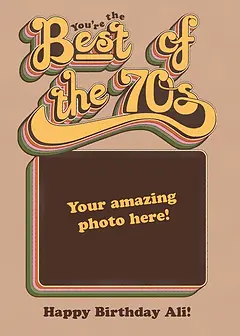 Best of the 70s - Customisable