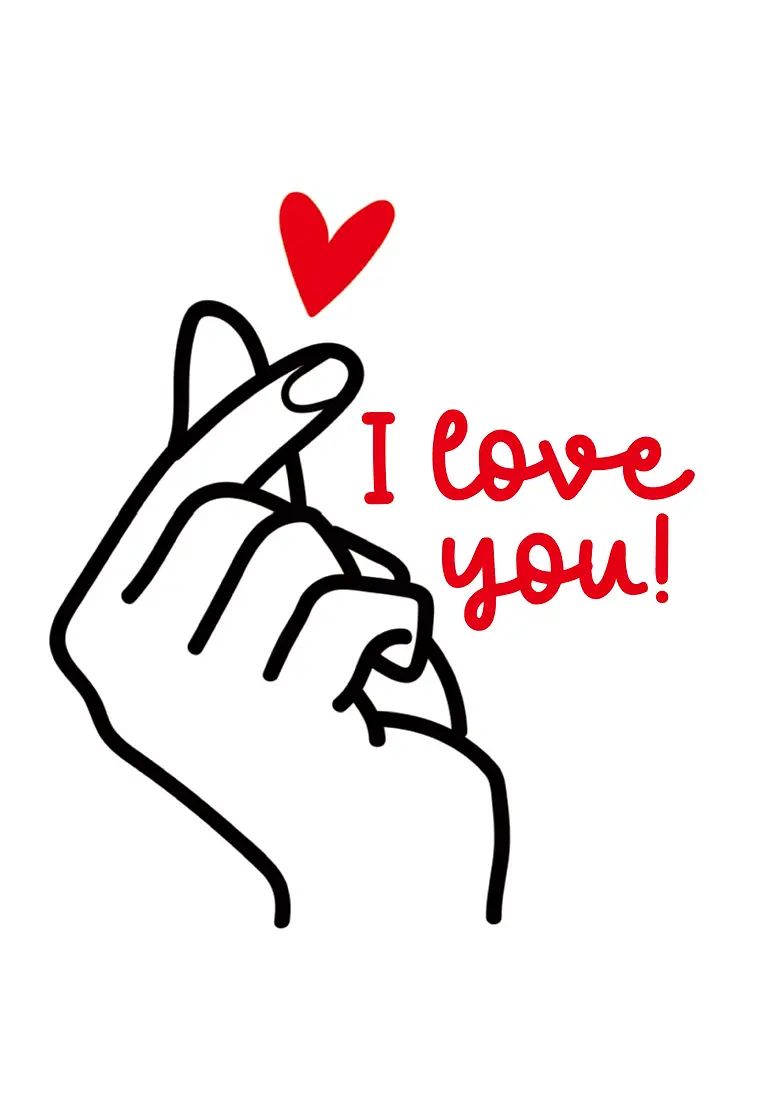 I Love You - Finger Heart